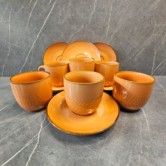 Hampshire Cup and Saucer Set – 180 ml (6 Cups + 6 Saucers)